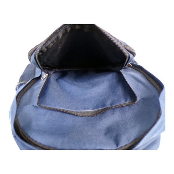 K-Cliffs Classic Navy Medium School Bag Basic Book Bag Reflective #981 - Picture 6 of 8